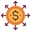 Dollar coin biểu tượng 64x64