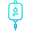 Blood transfusion icon 64x64