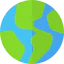 Earth globe icon 64x64