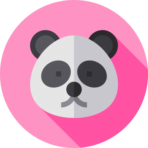 Panda bear icon