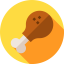 Chicken leg icon 64x64