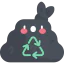 Recycling bag icon 64x64