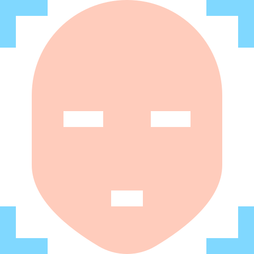 Facial recognition icon
