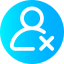 Remove user icon 64x64