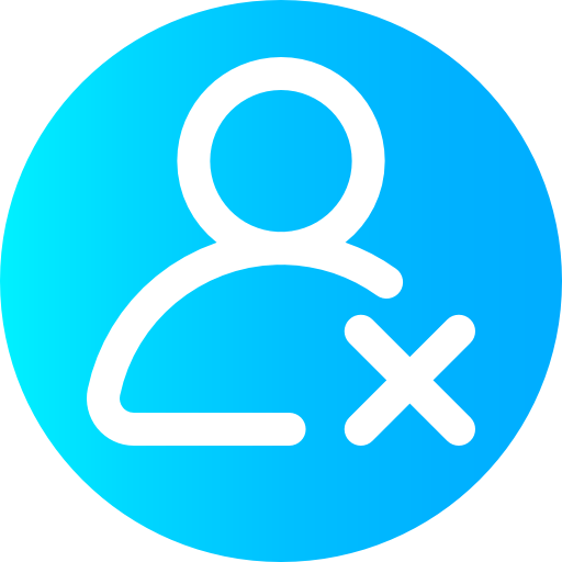 Remove user icon