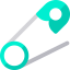 Safety pin Ikona 64x64