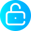 Open lock icon 64x64