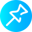 Push pin icon 64x64