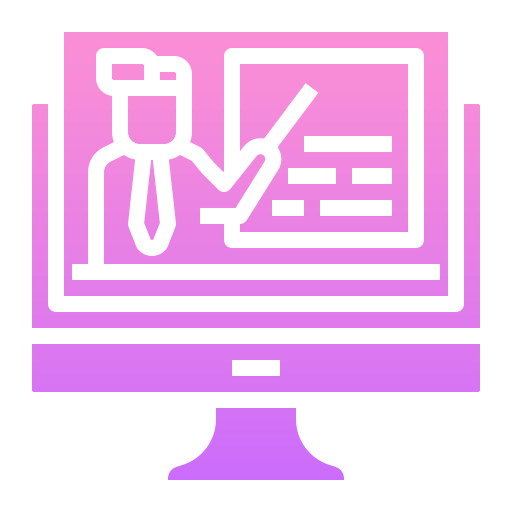 Online learning icon
