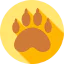 Bear paw icon 64x64