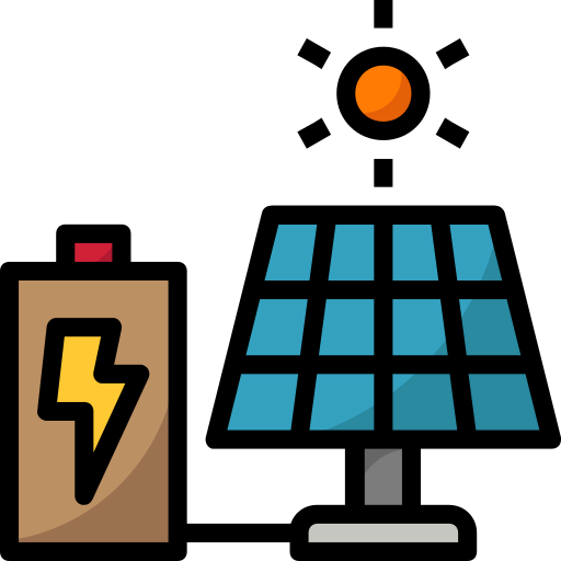 Solar panel icon