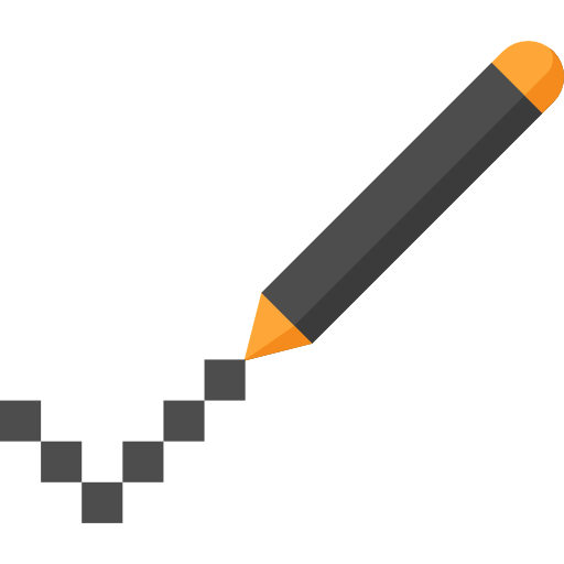 Pixelated icon