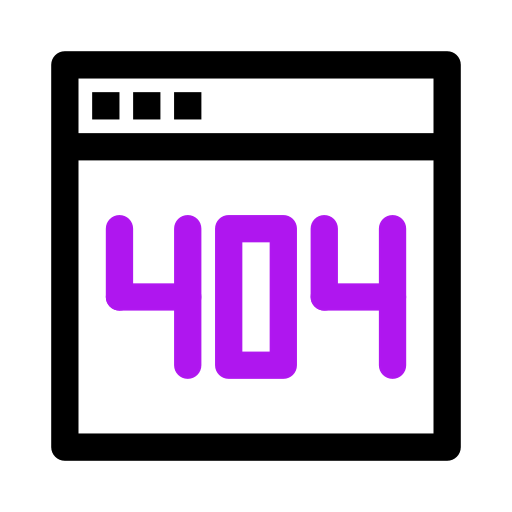 Error 404 icon