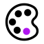 Paint palette icon 64x64