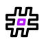 Hashtag Symbol 64x64