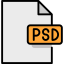Psd file іконка 64x64