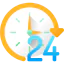 24 hours icon 64x64