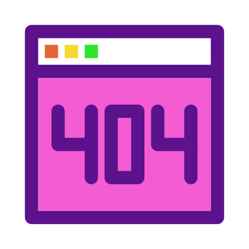 Error 404 icon