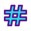 Hashtag Symbol 64x64