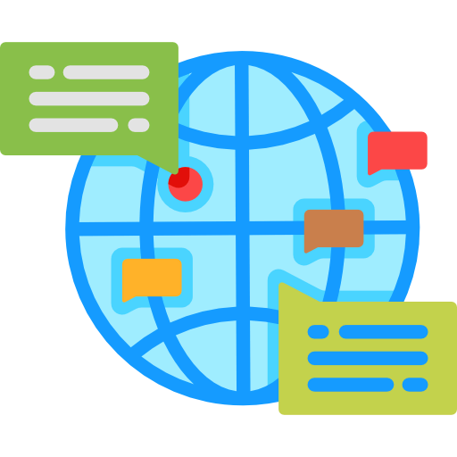 Globe grid icon