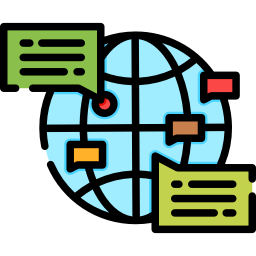 Globe grid icon
