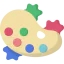 Paint palette icon 64x64