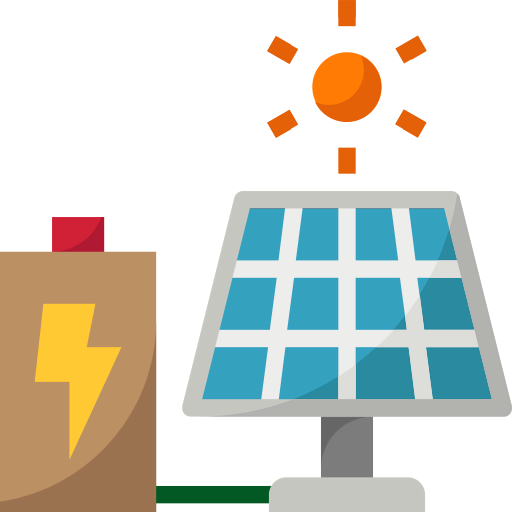 Solar panel icon