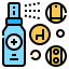 Cleaning spray icon 64x64