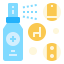 Cleaning spray icon 64x64