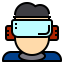 Vr glasses icon 64x64