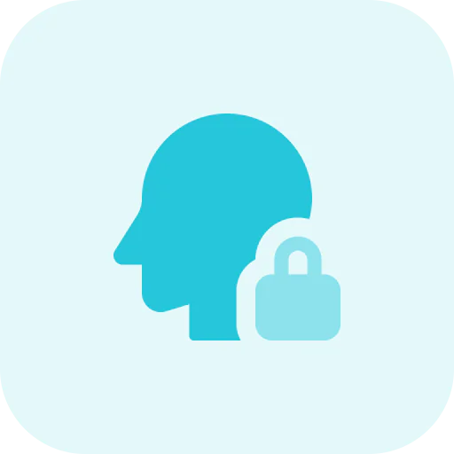 Facial recognition icon