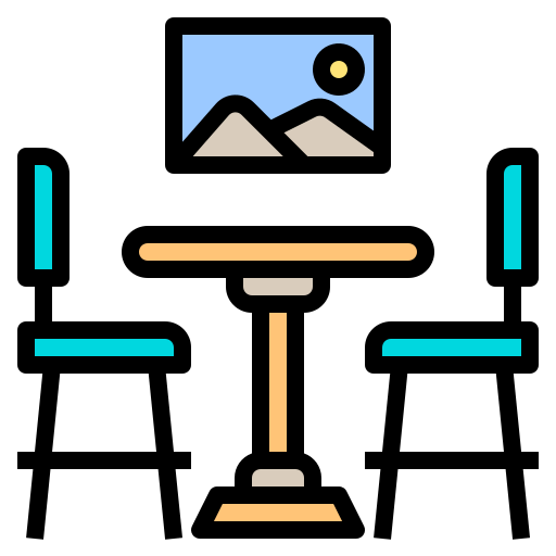Dinner table icon