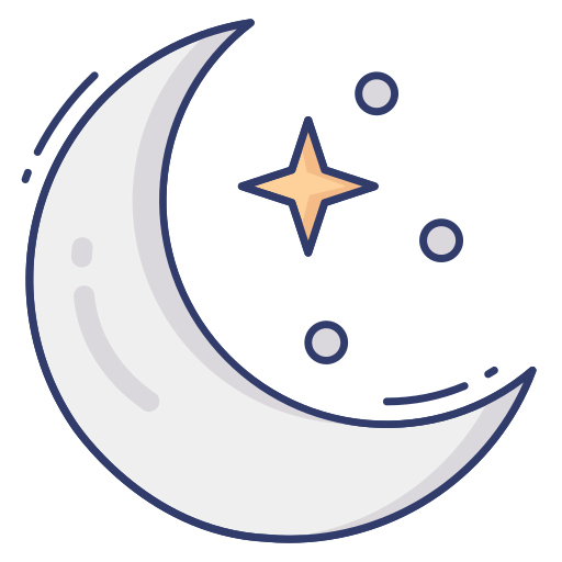 Half moon icon