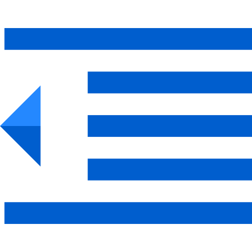 Outdent icon