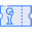 Football ticket icon 64x64