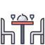 Dinner table icon 64x64