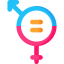 Gender equality icon 64x64