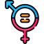 Gender equality icon 64x64