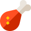 Chicken leg icon 64x64