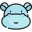 Hippopotamus icon 64x64