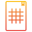 Grid paper icon 64x64