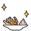 French fries icon 64x64