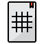 Grid paper icon 64x64