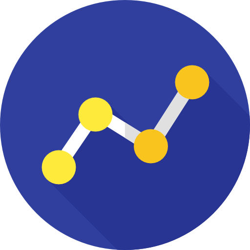 Line chart icon