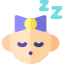 Sleeping baby icon 64x64
