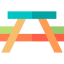 Picnic table icon 64x64