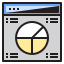 Pie chart icon 64x64