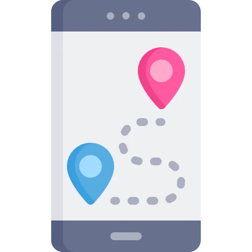 Mobile map icon
