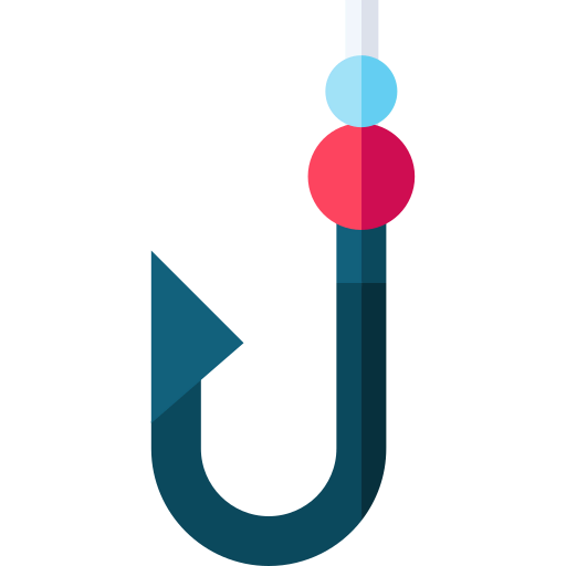 Fish hook icon