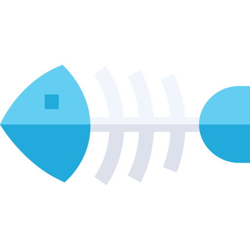 Fish bone icon